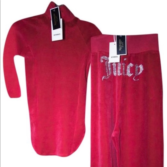 vetements juicy couture tracksuit